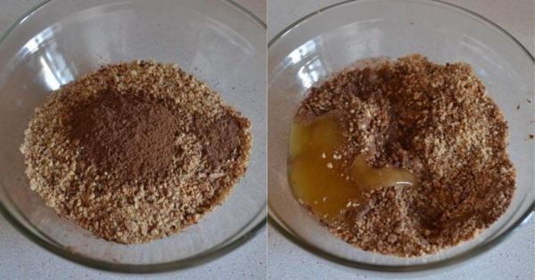 Конфеты из арахиса с мёдом и какао